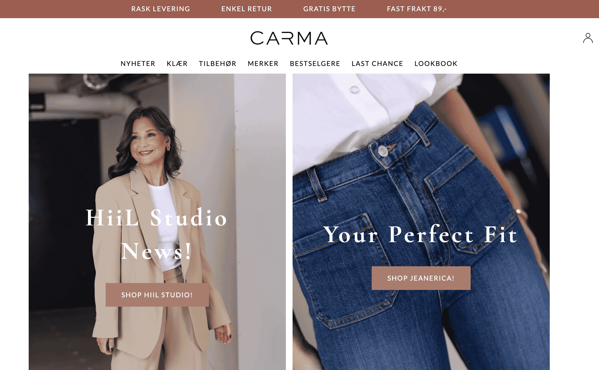 Carma.no: Norwegian Fashion E-commerce Store